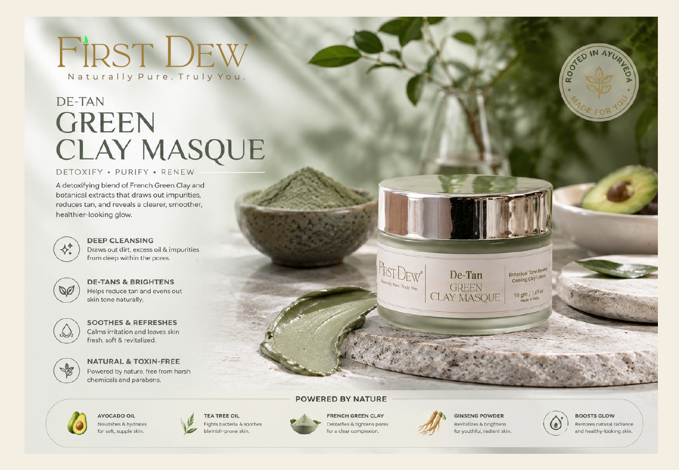 De-Tan Green Clay Masque