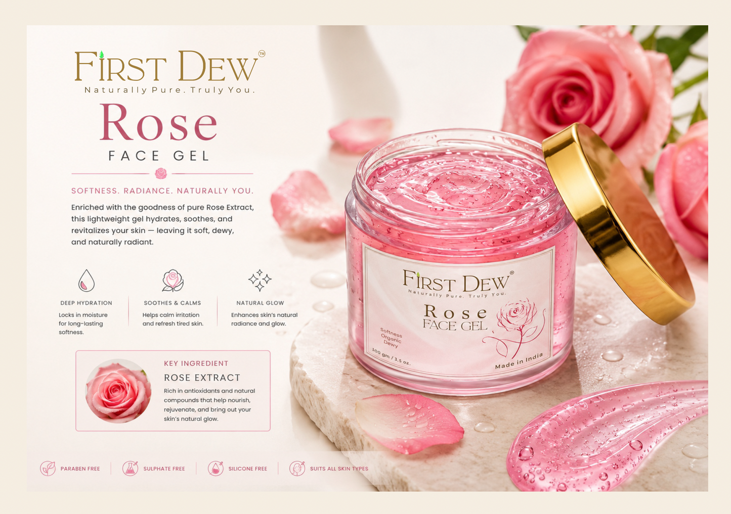 Rose Face Gel